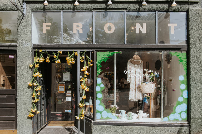 A person enjoying a light jog with their dog.